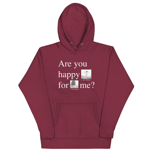 Are you happy for me? - Madonna Celebration Tour Merch Cotton Tee Hoodie Red